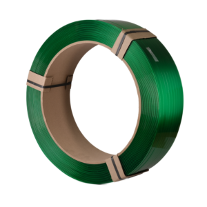 POLYESTER STRAPPING 16mm x 0.9mm x 1100m GREEN SMOOTH